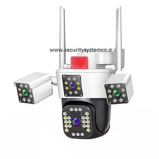 دوربین آژیر دار سیمکارت خور 3 لنز متحرک veecam